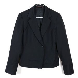 Joseph Abboud Black Blazer Jacket Size 4R
